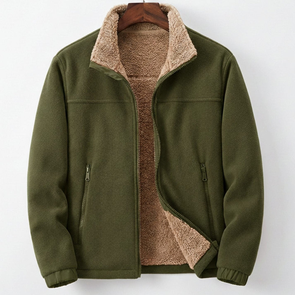 Men's Sherpa Lined Fleece Jacket