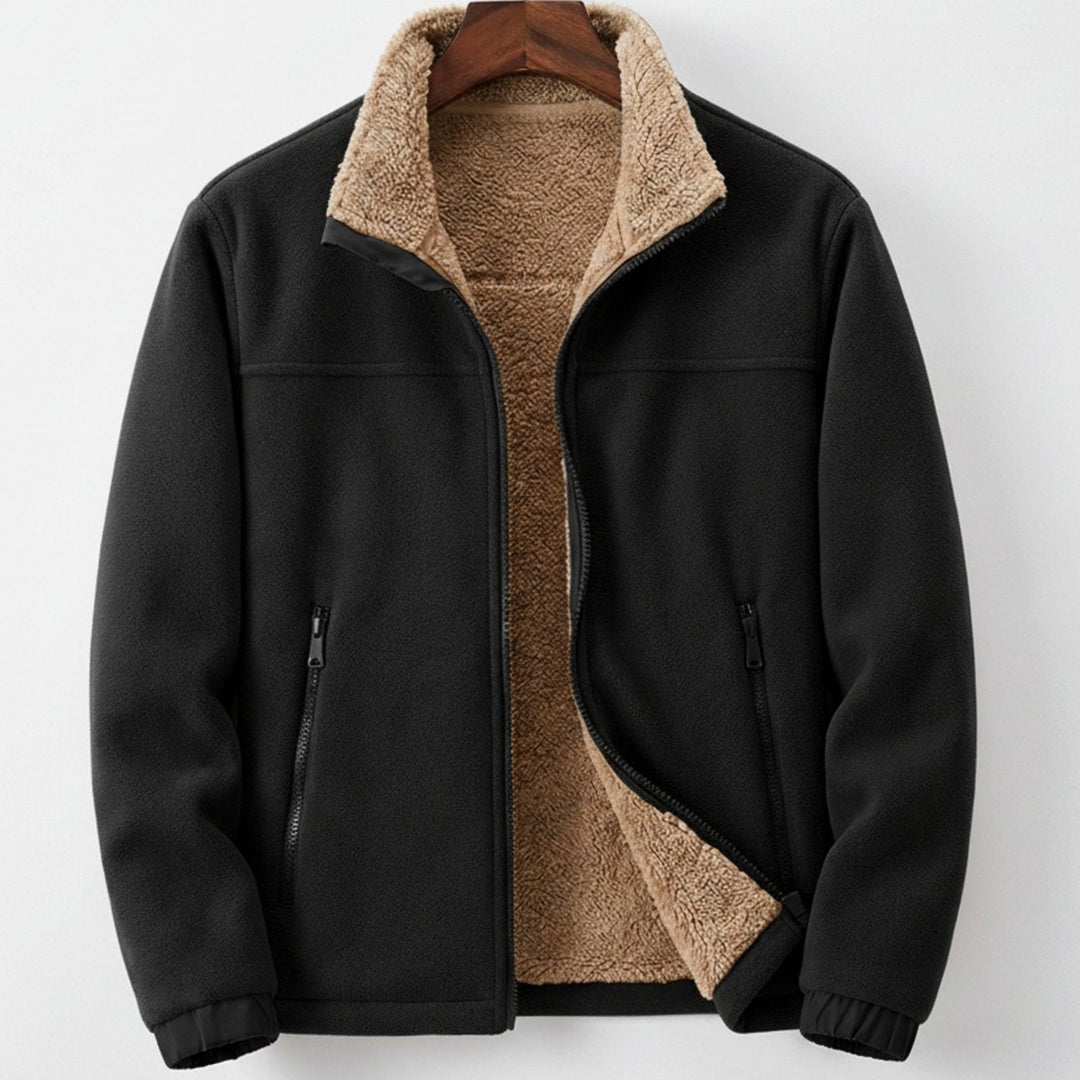 Men's Sherpa Lined Fleece Jacket
