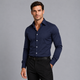 Men's Slim Fit Satin-Look Stretch Shirt