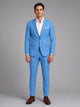 Men's Slim Fit Two-Piece Suit in light blue