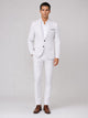 Men's Slim Fit Two-Piece Suit in white