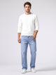 Men's Relaxed Straight Leg Jeans in light blue