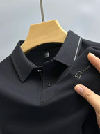 Men's colour block cable knit crew-neck jumper
