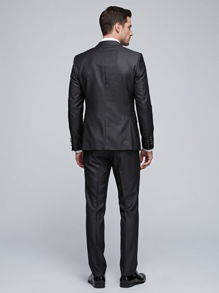Men's Three-Piece Occasion Suit in black