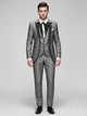 Men's Three-Piece Occasion Suit in grey