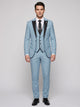 Men's Three-Piece Occasion Suit in light blue