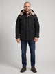 Men's Waterproof Padded Winter Jacket in black
