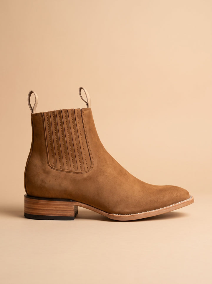 Men's Western Chelsea Boots in brown