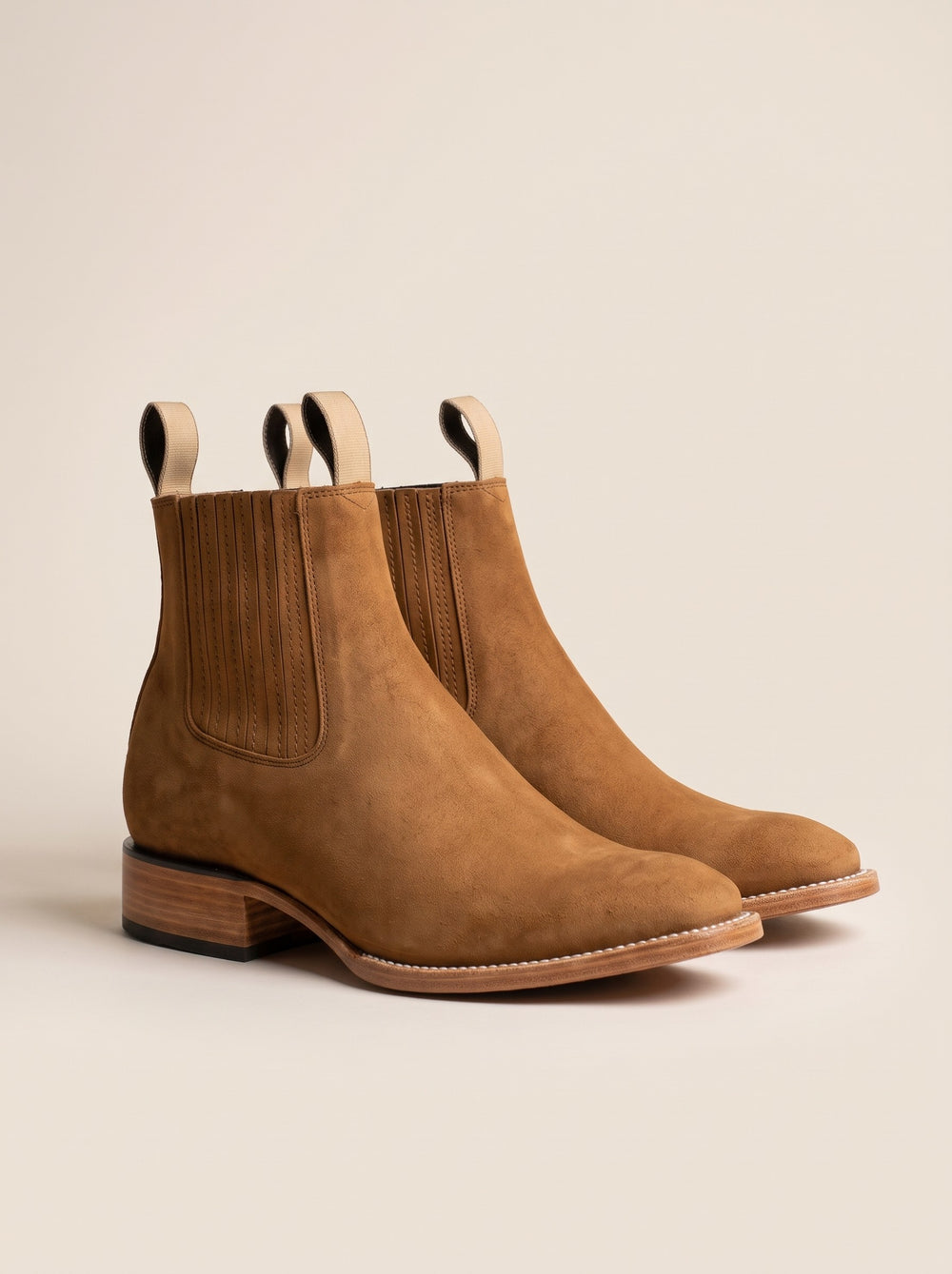 Men's Western Chelsea Boots in brown