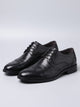 Men's Classic Wingtip Brogue Oxford Shoes in black