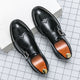 Men's Wingtip Monk Strap Brogue Shoes