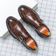 Men's Wingtip Monk Strap Brogue Shoes