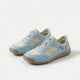 Panel trainers with lace-up fastening, mesh-look inserts and textured sole