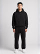 Men's oversized hoodie and jogger set in black