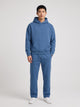 Men's oversized hoodie and jogger set in blue
