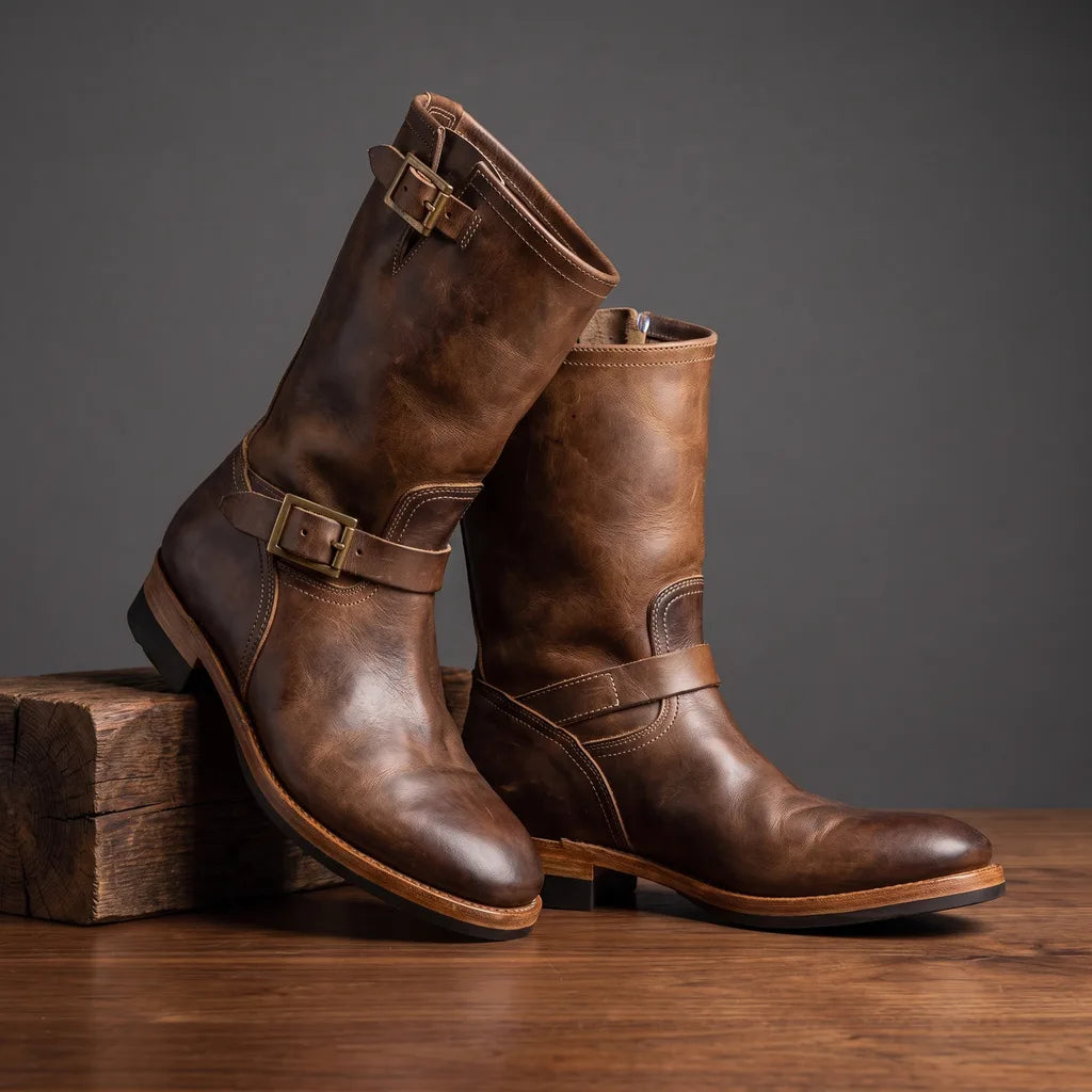 Men's Vintage Engineer Boots