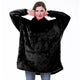 Women's oversized long hooded blanket hoodie with front pocket
