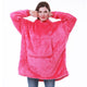 Women's oversized long hooded blanket hoodie with front pocket