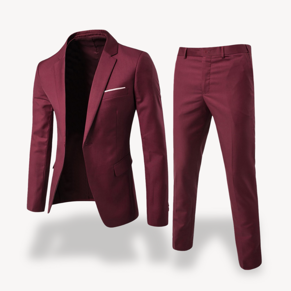 Men's Slim Fit Two-Piece Suit