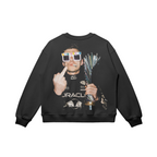 Men's crew neck sweater with Vegas motorsport graphic print