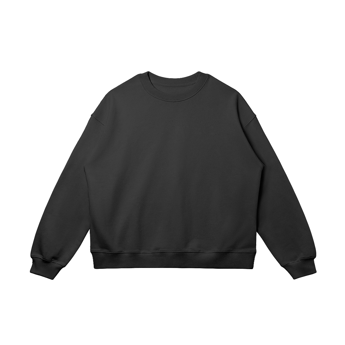 Black sweatshirt with colourful racing driver graphic