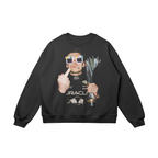 Men's crew neck sweater with Vegas motorsport graphic print