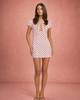 Women's Polka Dot Slim Fit Mini Dress