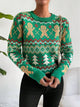 Women's Gingerbread Jacquard Christmas Jumper