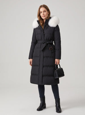 Black with White Fur