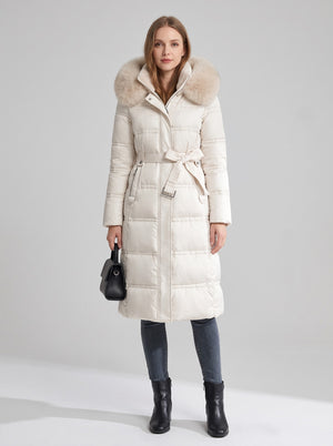 White with Beige Fur