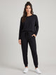 Women's Soft Loungewear Set in black
