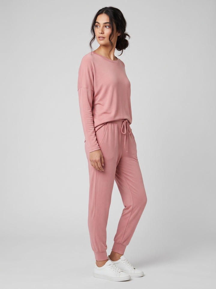 Women's Soft Loungewear Set in pink