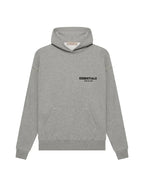 Women's oversized hooded pullover hoodie with Essentials Fear of God back print
