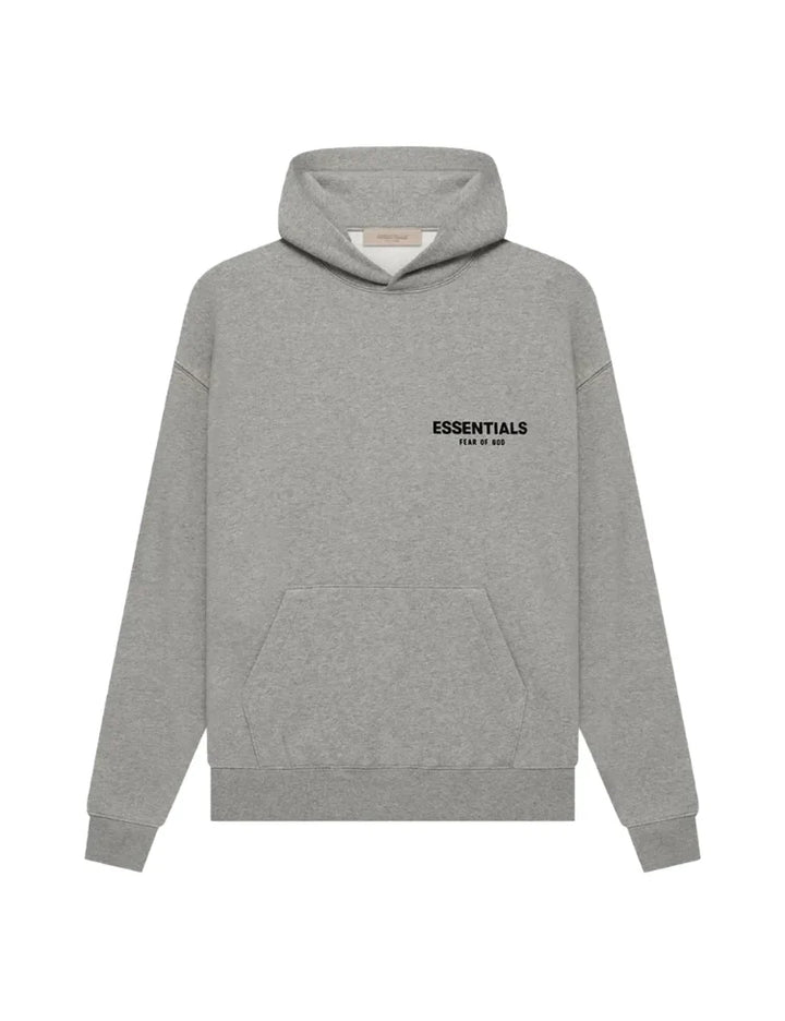 Women's oversized hooded pullover hoodie with Essentials Fear of God back print