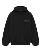 Women's oversized hooded pullover hoodie with Essentials Fear of God back print