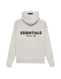 Women's oversized hooded pullover hoodie with Essentials Fear of God back print