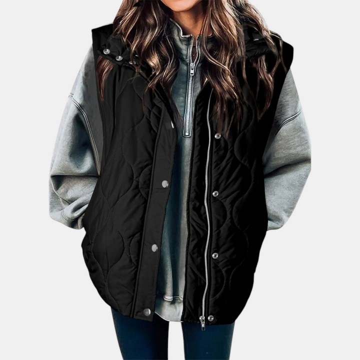Women's Oversized Quilted Puffer Gilet