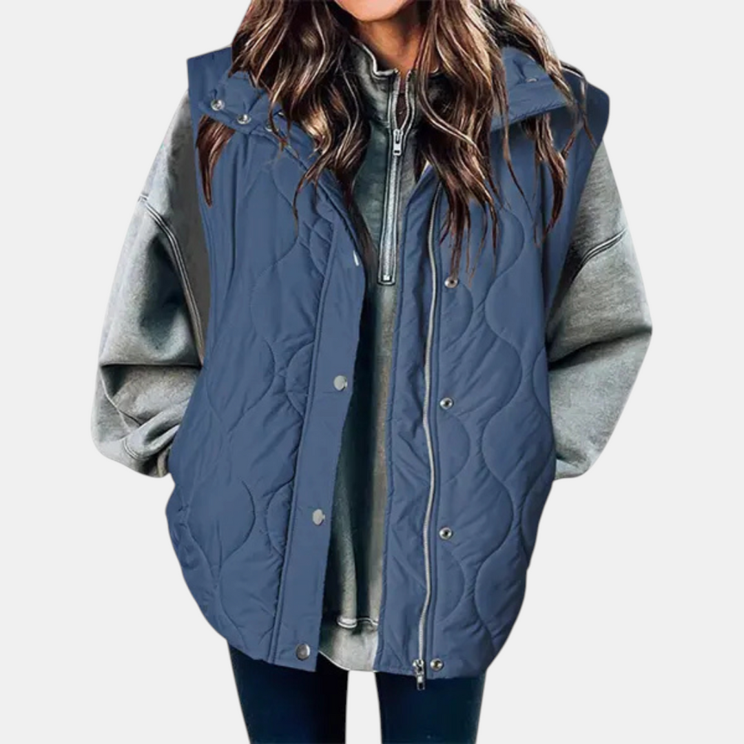 Women's Oversized Quilted Puffer Gilet