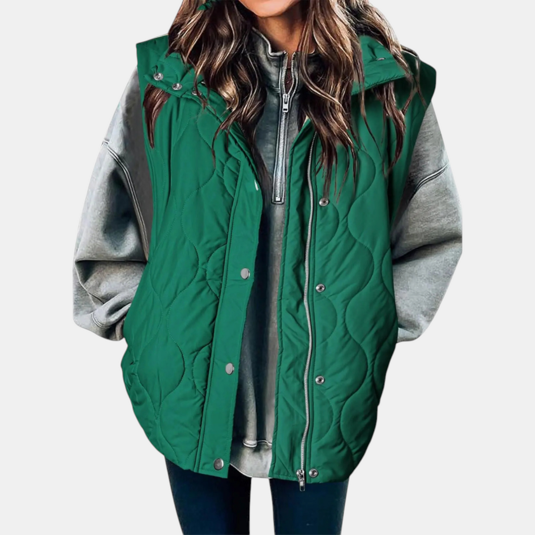 Women's Oversized Quilted Puffer Gilet