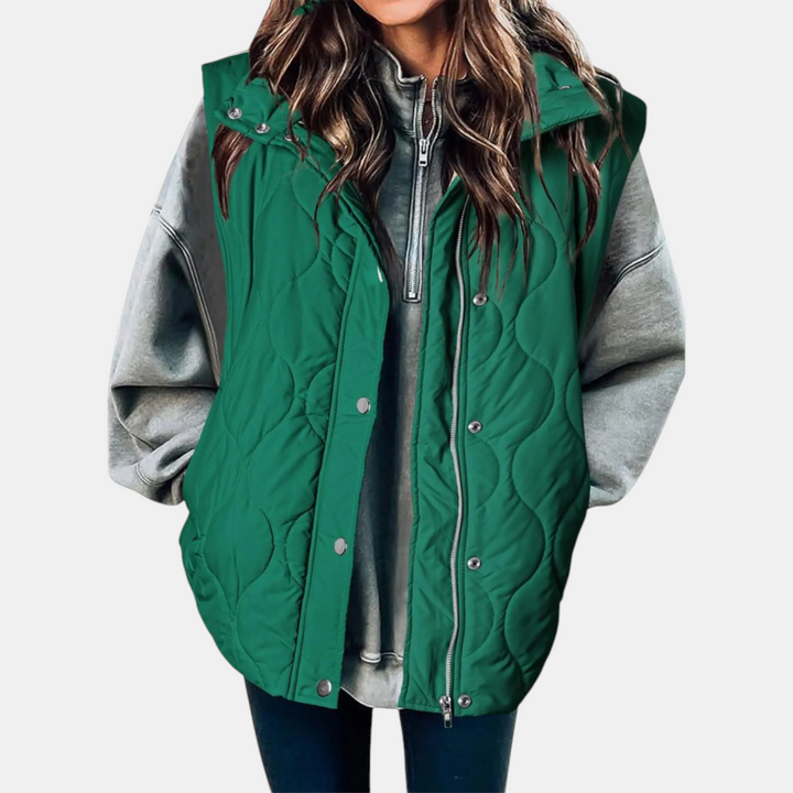 Women's Oversized Quilted Puffer Gilet