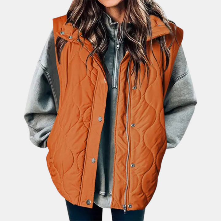 Women's Oversized Quilted Puffer Gilet
