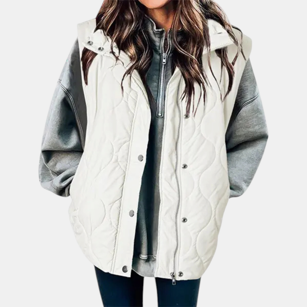 Women's Oversized Quilted Puffer Gilet