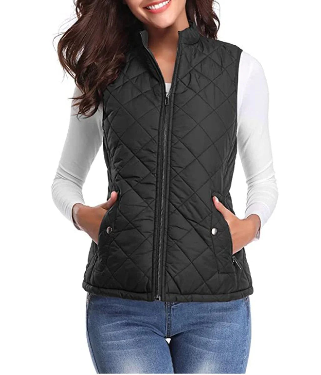 Women's Lightweight Quilted Puffer Gilet