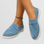 Women's slip-on round-toe penny loafers