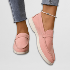 Women's slip-on round-toe penny loafers