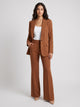 Women's Tailored Two-Piece Trouser Suit in brown