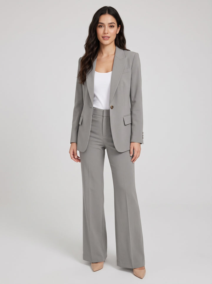 Women's Tailored Two-Piece Trouser Suit in grey