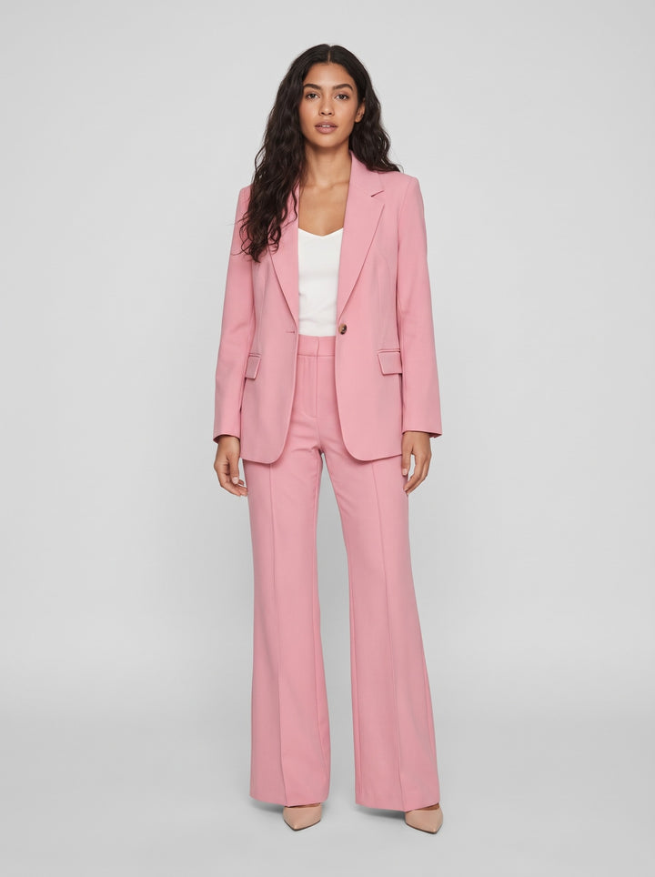 Women's Tailored Two-Piece Trouser Suit in pink